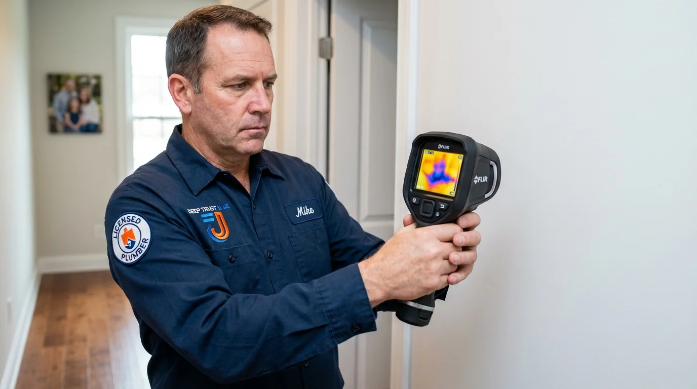 Thermal imaging leak detection by Johns Plumbing LLC in Jacksonville